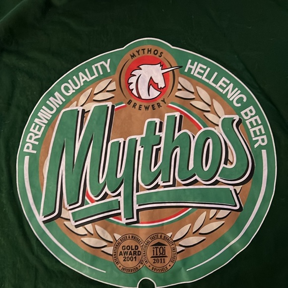 Hellenic Greek Beer Mythos Essential T-Shirt Unisex medium - Picture 3 of 3